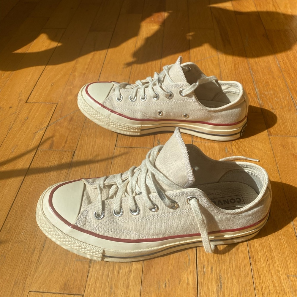 Chuck 70 Sneaker in Parchment, Garnet, & Egret